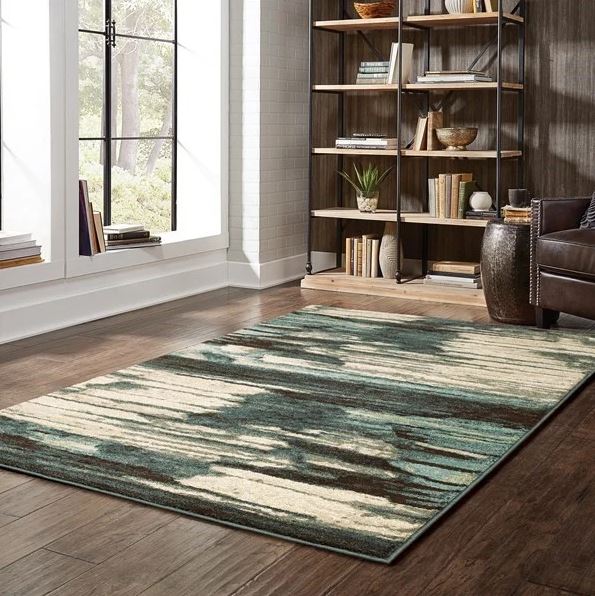 Area rug in living room | America's Flooring Store