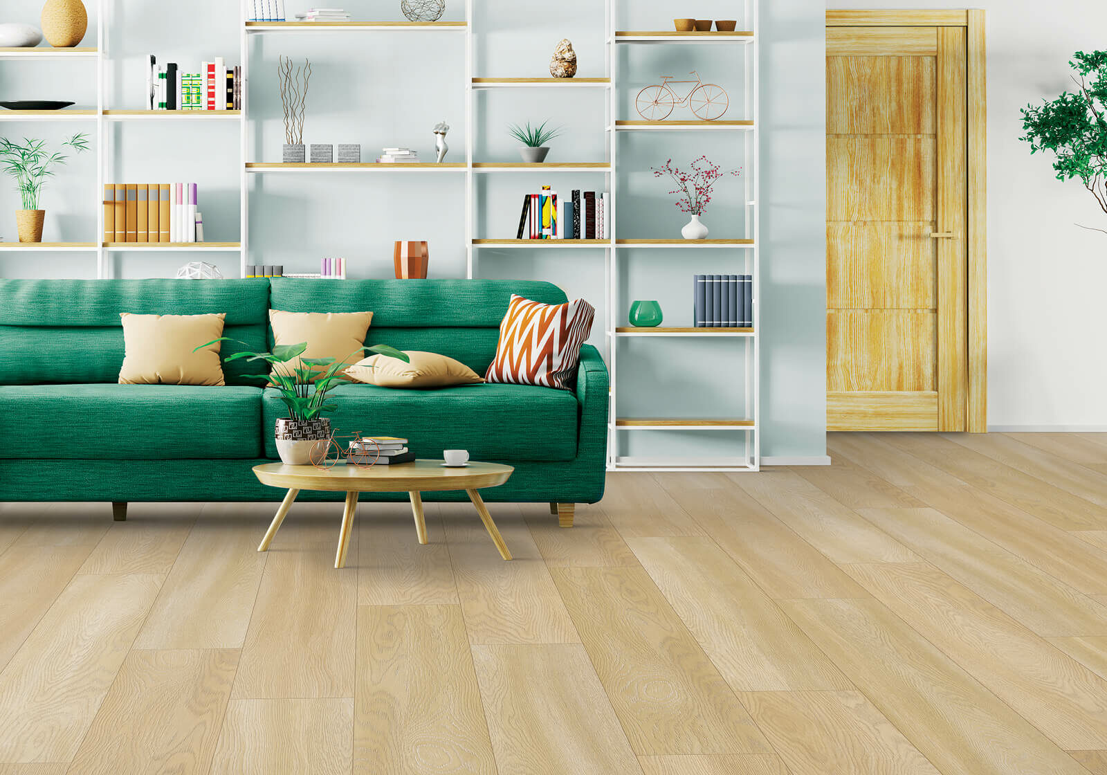 Laminate floors in living room | America's Flooring Store