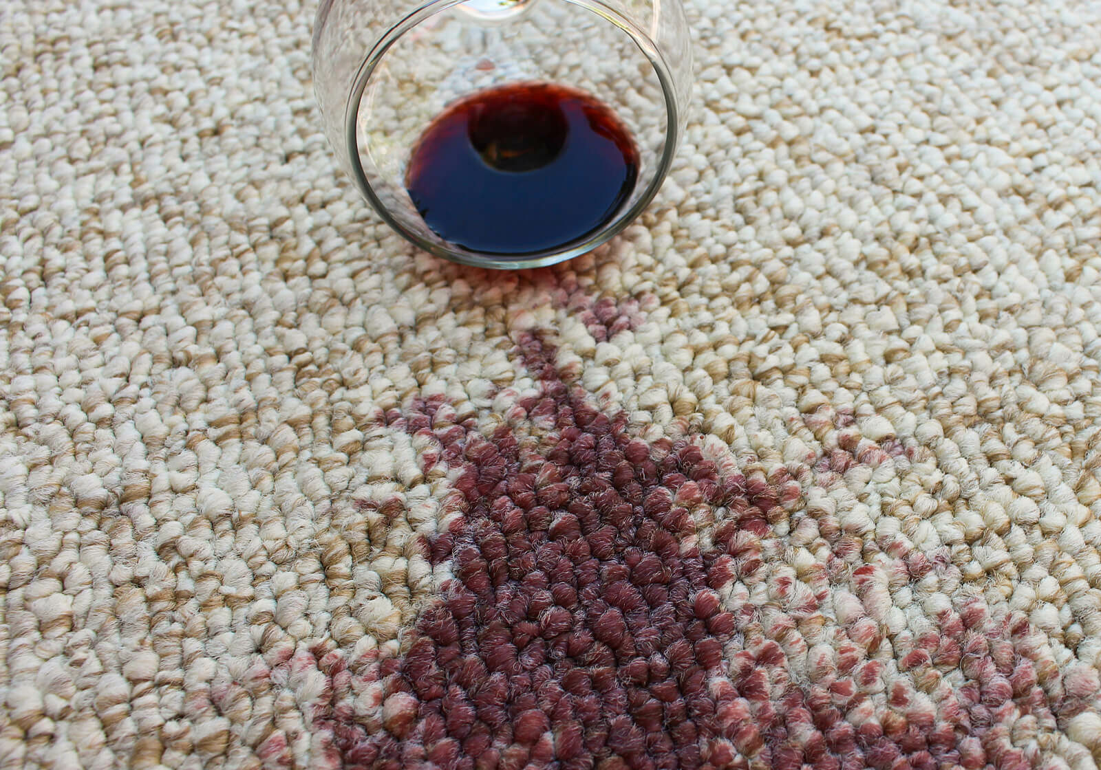 Wine spilled on carpet | America's Flooring Store